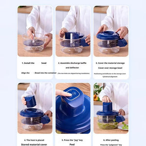 مقشرة الفواكه الكهربائية الأوتوماتيكية | Automatic Electric Fruit Peeler